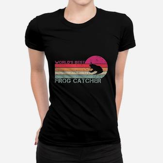 Worlds Best Frog Catcher Women T-shirt | Crazezy