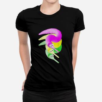 Worms On A String Fuzzy Wiggly Magic Worm Toy Women T-shirt | Crazezy