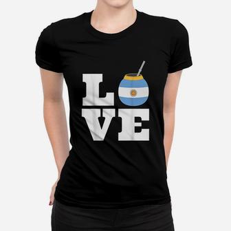 Yerba Mate Argentina Flag Argentinian Women T-shirt | Crazezy