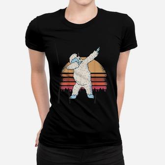Yeti T Snowman Dabbing Yeti Women T-shirt | Crazezy AU