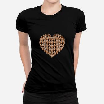 Yorkie Valentine Simple Design Women T-shirt - Monsterry UK