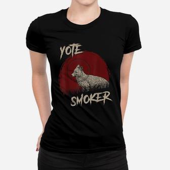 Yote Smoker Coyote Wolf Hunting Hunters Gift Women T-shirt | Crazezy UK