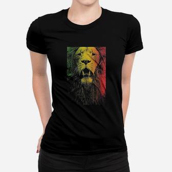 Zion Rootswear Rasta Lion Face Women T-shirt | Crazezy