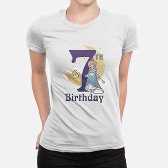7Th Birthday Moon Women T-shirt | Crazezy