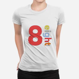 8Th Birthday 8 Year Old Eight Women T-shirt | Crazezy DE