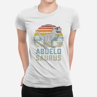Abuelosaurus T Rex Dinosaur Abuelo Saurus Family Matching Women T-shirt | Crazezy