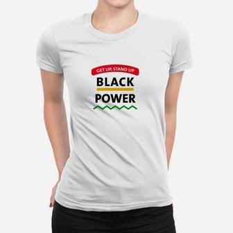 Aufstehen Schwarze Power- Frauen T-Shirt - Seseable