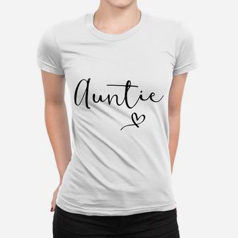 Auntie Gift For Christmas Women Aunt Pregnancy Announcement Sweatshirt Women T-shirt | Crazezy AU