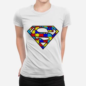 Autism Super Hero Women T-shirt | Crazezy