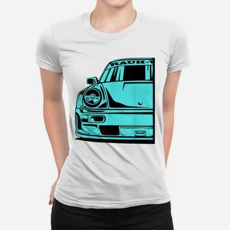 Automotive Apparel Retro German Jdm Tuning Car Part 911 964 Women T-shirt | Crazezy UK