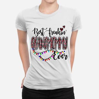 Best Freakin' Grandmommy Ever Christmas - Grandma Gift Sweatshirt Women T-shirt | Crazezy