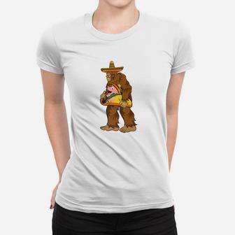 Bigfoot Sombrero Carry Pig Taco Cinco De Mayo Women T-shirt - Thegiftio UK