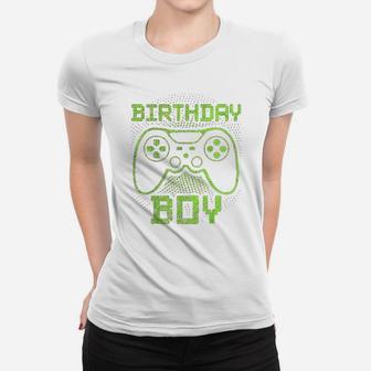 Birthday Boy Video Game Controller Birthday Gamer Gift Boys Women T-shirt | Crazezy UK
