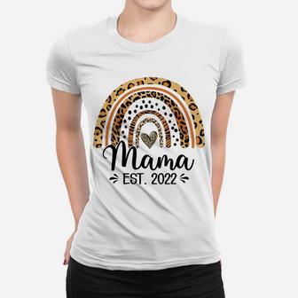 Blessed Mama Funny Leopard Boho Rainbow Mama Life Women T-shirt | Crazezy AU