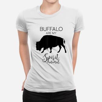 Buffalo Bison Spirit Animal Women T-shirt | Crazezy
