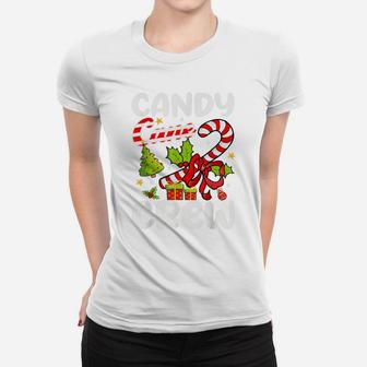 Candy Cane Cutie Funny Christmas Boys Girls Kids Xmas Pajama Sweatshirt Women T-shirt | Crazezy