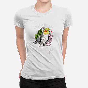 Cockatiel Parrot Bird Women T-shirt | Crazezy