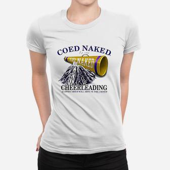 Coed Cheerleading White Women T-shirt | Crazezy AU