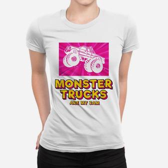 Cool Colorful Monster Truck Are My Jam Women T-shirt | Crazezy AU