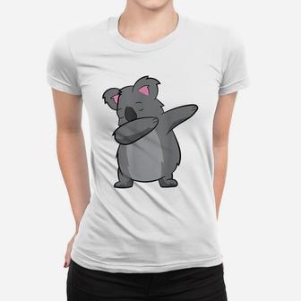 Cute Koala Bear Dabbing Koala Marsupial Australia Koala Dab Women T-shirt | Crazezy CA