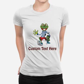 Cute Rascals Frog Soccer Player Women T-shirt | Crazezy