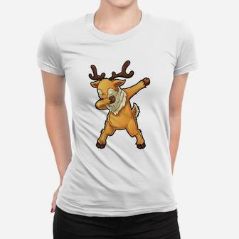 Dabbing Reindeer Christmas Funny Deer Xmas Dab Gifts Boys Women T-shirt | Crazezy AU