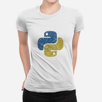 Distressed Python For Engineers Women T-shirt - Thegiftio UK