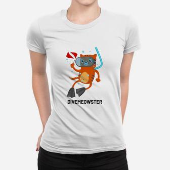 Dive Meowster Women T-shirt | Crazezy AU