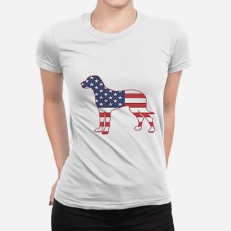 Dog Patriotic 4Th Of July Women T-shirt | Crazezy