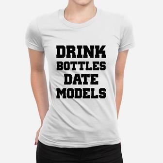 Drink Bottles Date Models Women T-shirt | Crazezy