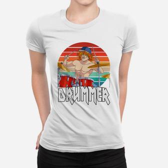Drummer Musician Drumming Drums Percussion Player Women T-shirt | Crazezy