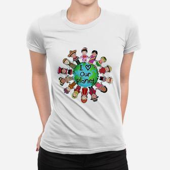 Earth Day International Women T-shirt | Crazezy