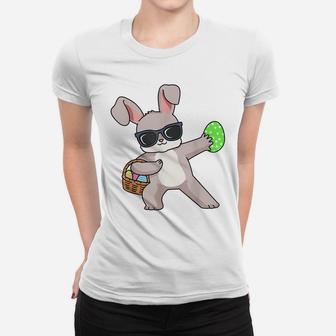 Easter Shirt Dabbing Rabbit Dab Egg Hunting Easter Bunny Women T-shirt | Crazezy AU