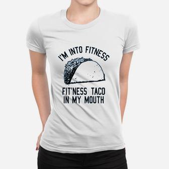 Fitness Taco Women T-shirt | Crazezy