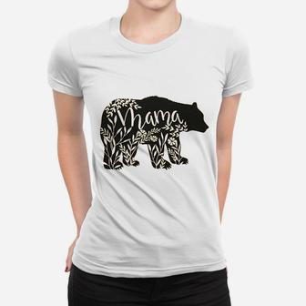 Floral Mama Bear Women T-shirt | Crazezy AU