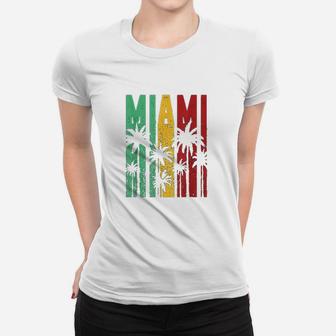 Florida Miami Beach Summer Vacation Women T-shirt | Crazezy CA
