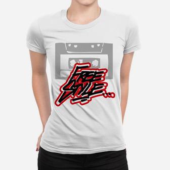Freestyle Graffiti Cassette Hip-Hop Retro Tape Women T-shirt | Crazezy