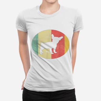 French Bulldog - Vintage Retro Dog Gift Women T-shirt | Crazezy CA
