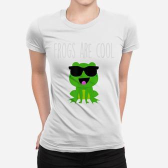 Frogs Are Cool Funny Frog Lover Gift Toddler Boys Girls Kids Women T-shirt | Crazezy CA