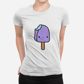 Funny And Cute Popsicle Ice Cream Women T-shirt | Crazezy