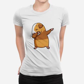 Funny Guinea Pig Dabbing Cute Dab Dance Tee Women T-shirt - Thegiftio UK
