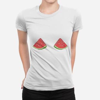Funny Watermelon Women T-shirt | Crazezy