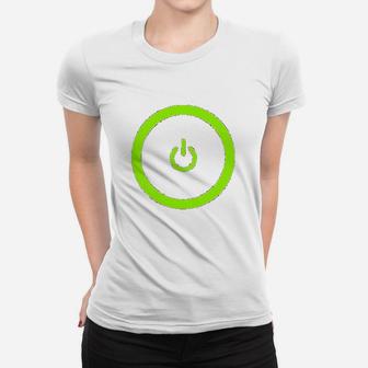 Gaming Power Button Gamer Pride Women T-shirt | Crazezy