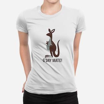 Gday Mate Kangaroo Women T-shirt | Crazezy UK
