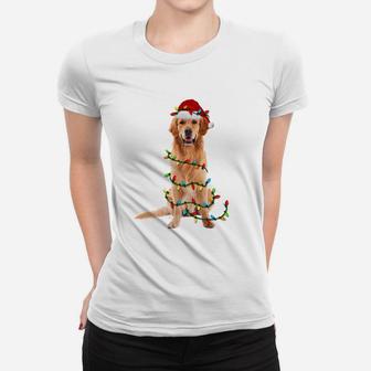Golden Retriever Christmas Sweatshirt Dog Xmas Gift Women T-shirt | Crazezy AU