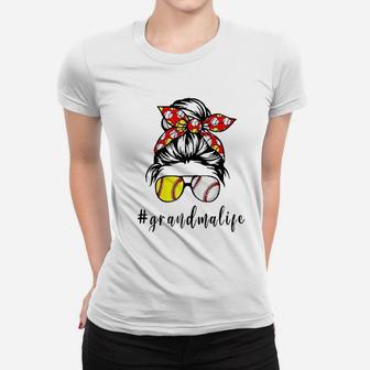 Grandma Life Softball Baseball Women T-shirt | Crazezy UK