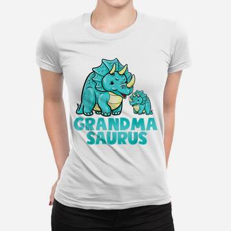Grandma Saurus Dinosaur Funny Grandmasaurus For Nana Women T-shirt | Crazezy