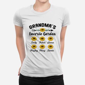 Grandmas Favorite Garden Women T-shirt | Crazezy