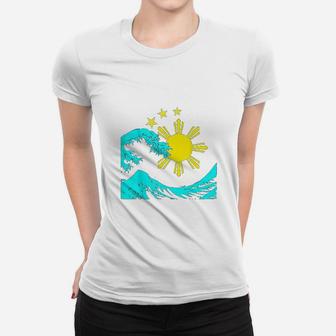 Great Wave Of The Philippines Filipino Heritage Women T-shirt | Crazezy AU