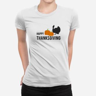 Happy Thanksgiving Turkey Thanksgiving Women T-shirt - Thegiftio UK